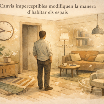 Canvis imperceptibles modifiquen la manera d’habitar els espais Canvis imperceptibles modifiquen la manera d’habitar els espais