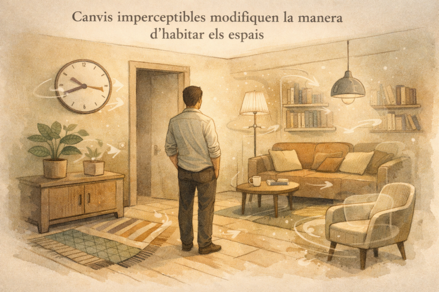 Canvis imperceptibles modifiquen la manera d’habitar els espais