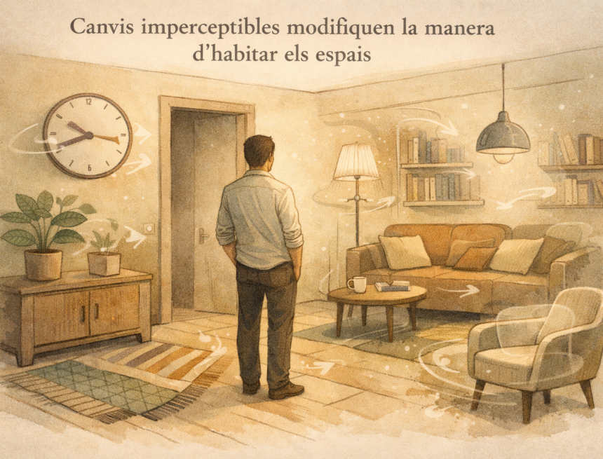Canvis imperceptibles modifiquen la manera d’habitar els espais Canvis imperceptibles modifiquen la manera d’habitar els espais