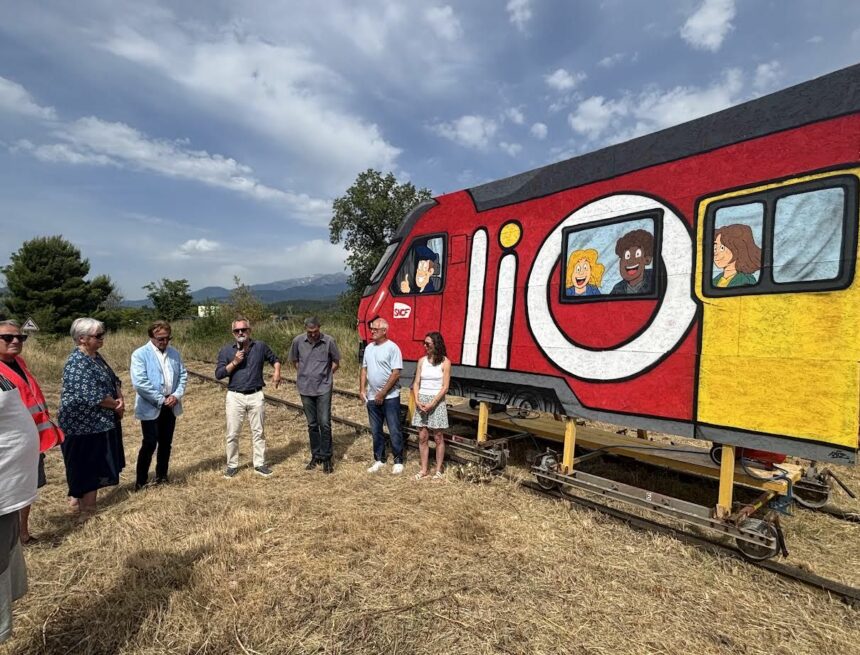 Mobilització simbòlica per reclamar el retorn del tren de viatgers al Vallespir Mobilització simbòlica per reclamar el retorn del tren de viatgers al Vallespir