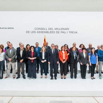 Mil·lenari de Pau i Treva: Barcelona acull la delegació nord‑catalana i constitueix el Consell del Mil·lenari Mil·lenari de Pau i Treva: Barcelona acull la delegació nord‑catalana i constitueix el Consell del Mil·lenari