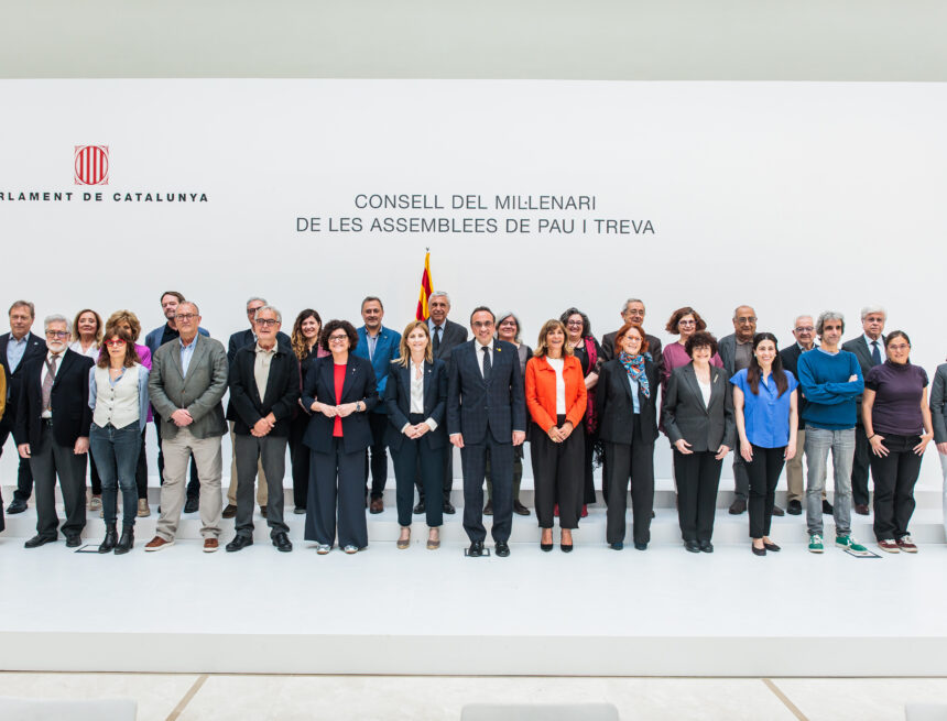 Mil·lenari de Pau i Treva: Barcelona acull la delegació nord‑catalana i constitueix el Consell del Mil·lenari Mil·lenari de Pau i Treva: Barcelona acull la delegació nord‑catalana i constitueix el Consell del Mil·lenari